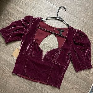 Forever 21 Velvet top